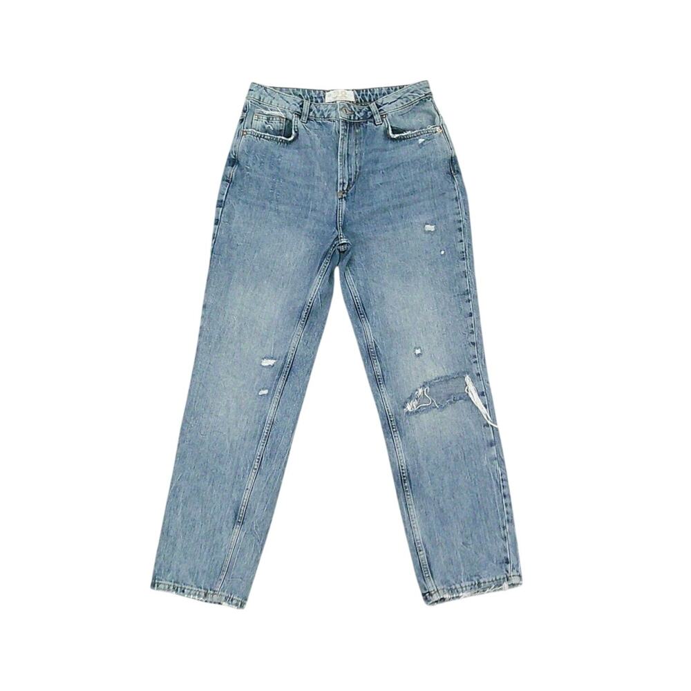 We the Free Distressed Straight Leg Jean Size 28